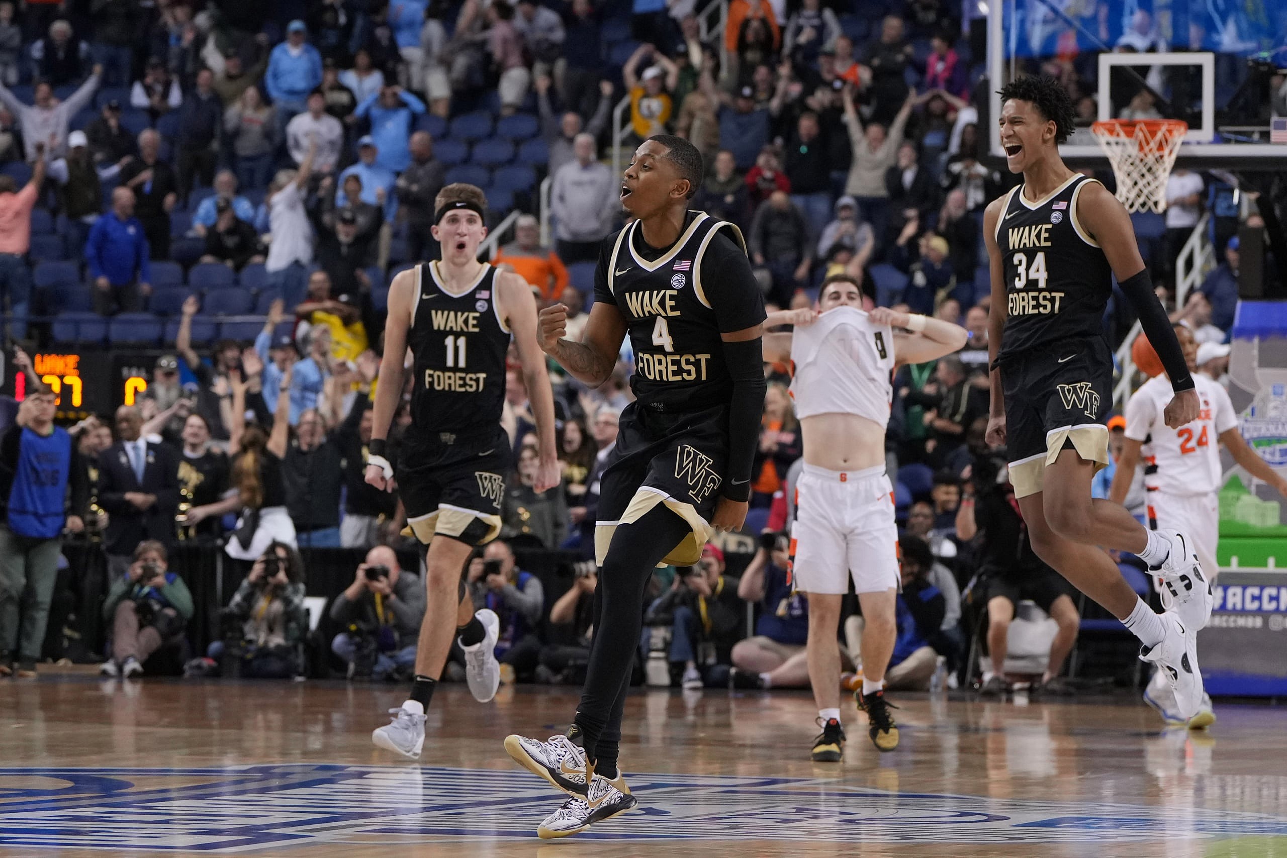 NCAA Basketball: ACC Conference Tournament Second Round - Syracuse vs Wake Forest