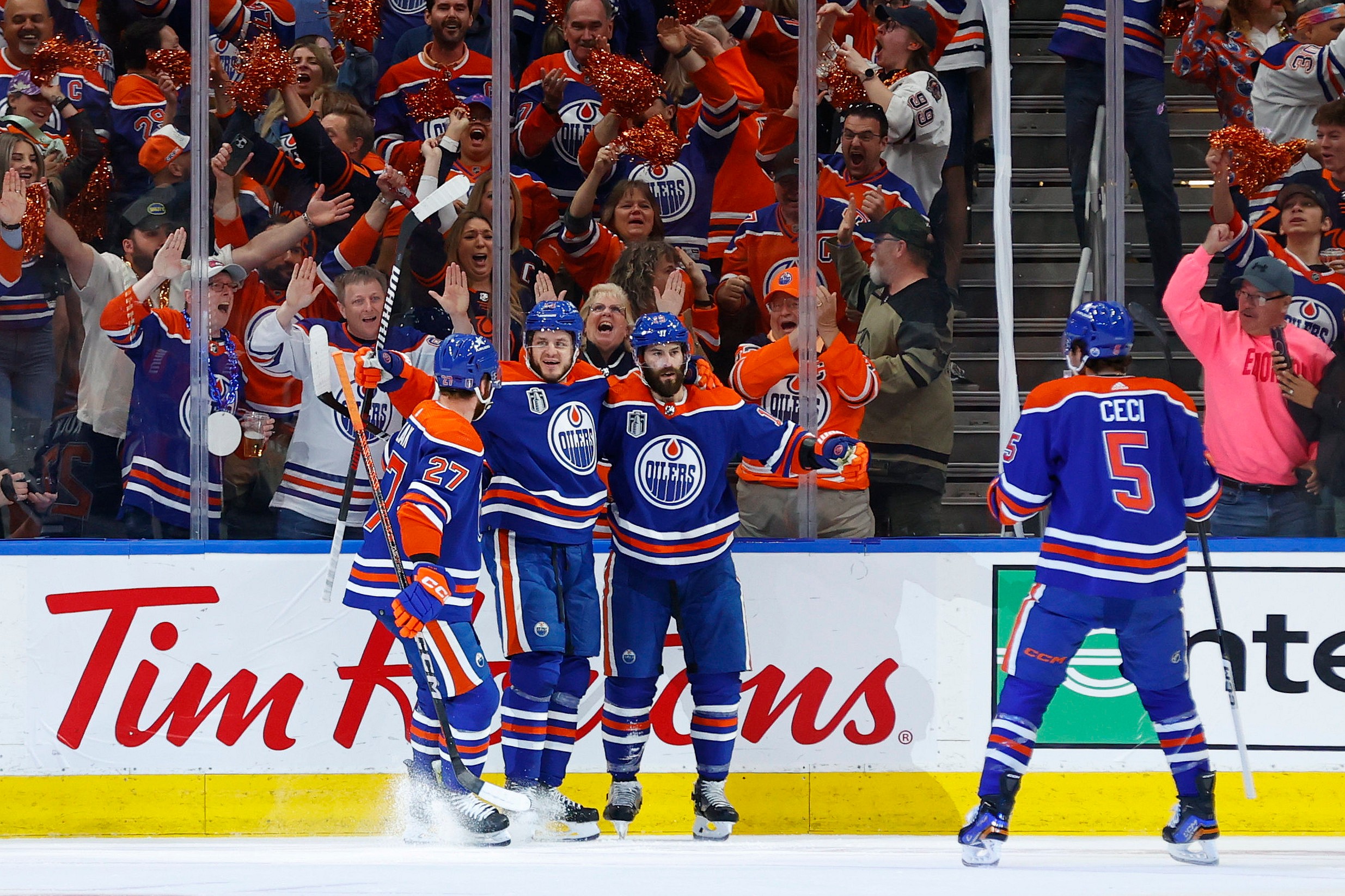 NHL: Stanley Cup Final-Florida Panthers at Edmonton Oilers