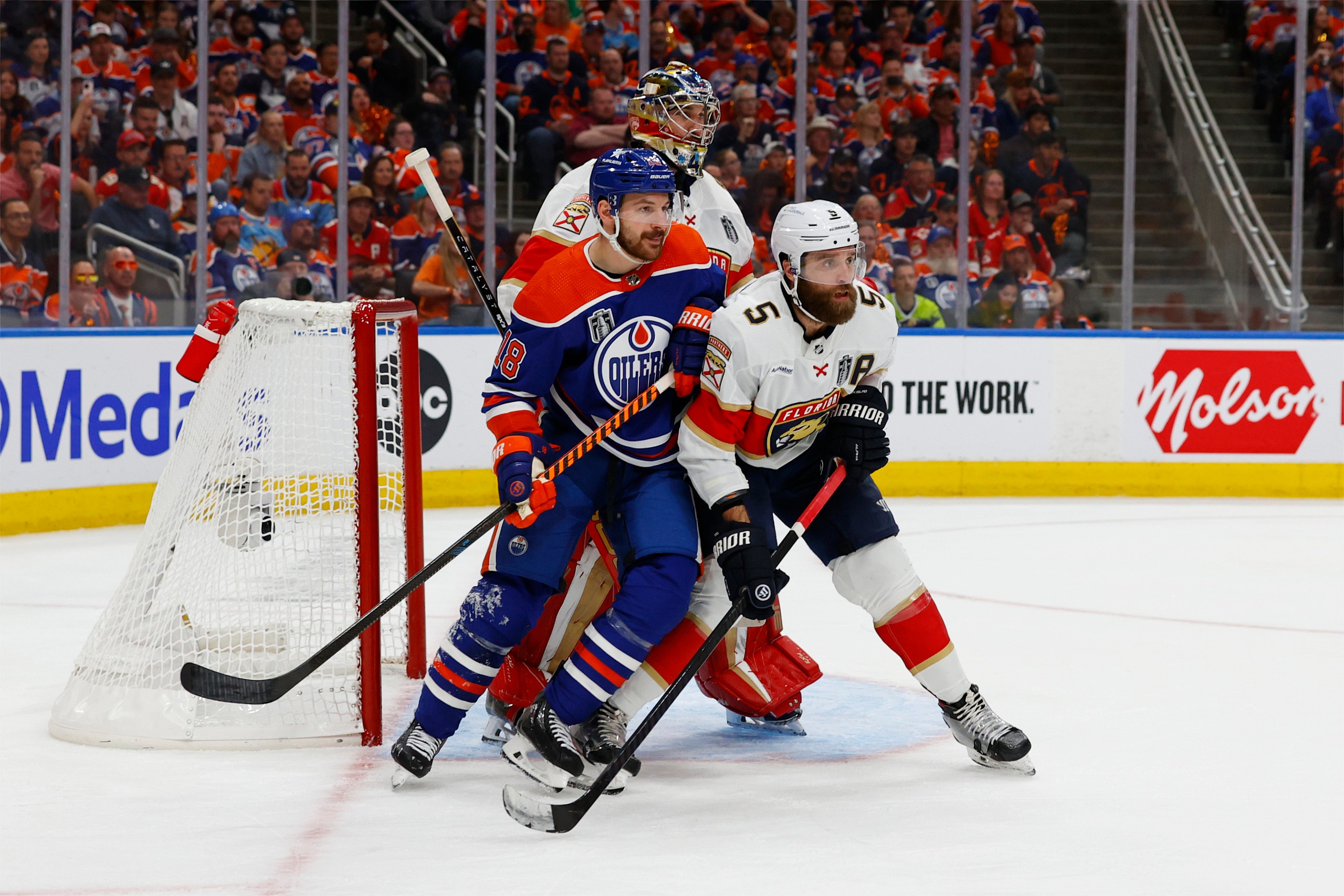 NHL: Stanley Cup Final-Florida Panthers at Edmonton Oilers