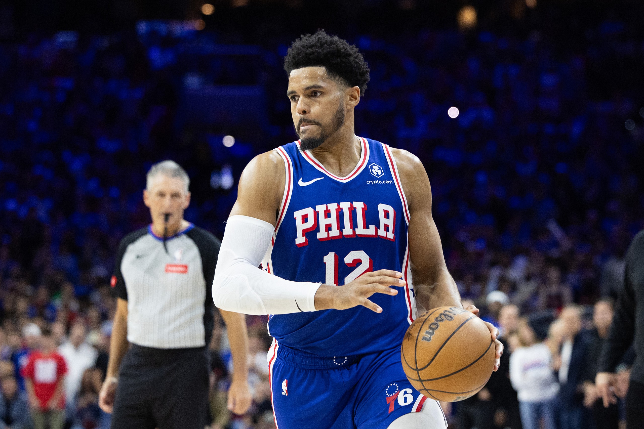 NBA: Playoffs-New York Knicks at Philadelphia 76ers