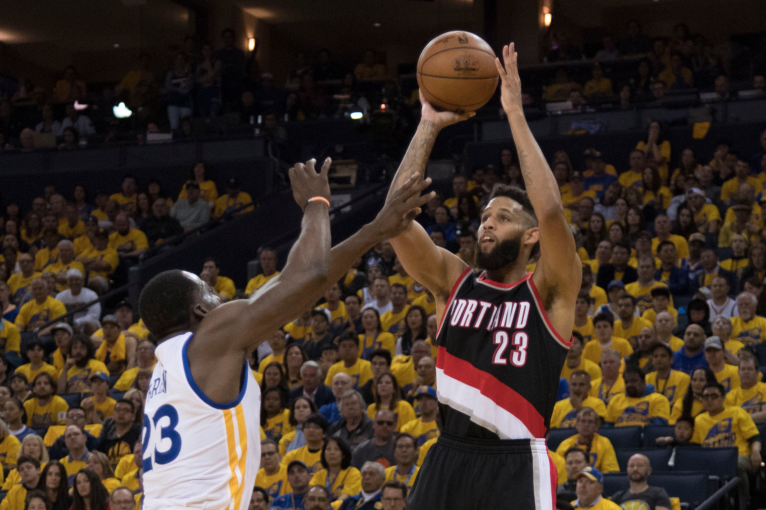 NBA: Playoffs-Portland Trail Blazers at Golden State Warriors