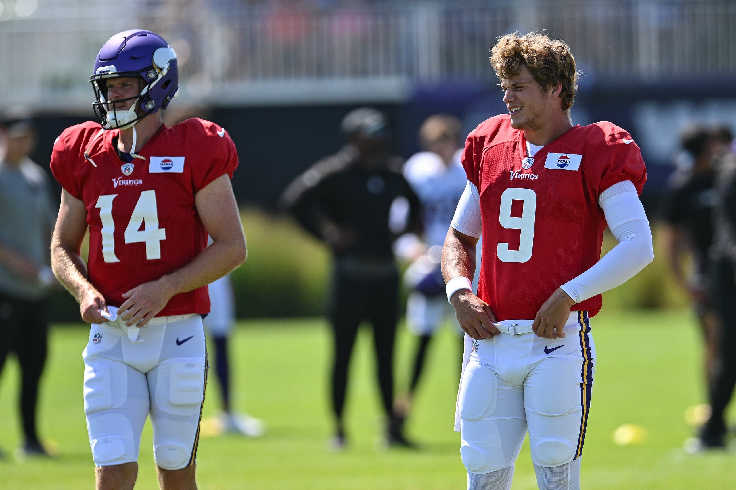 NFL training camps, J.J. McCarthy, Sam Darnold