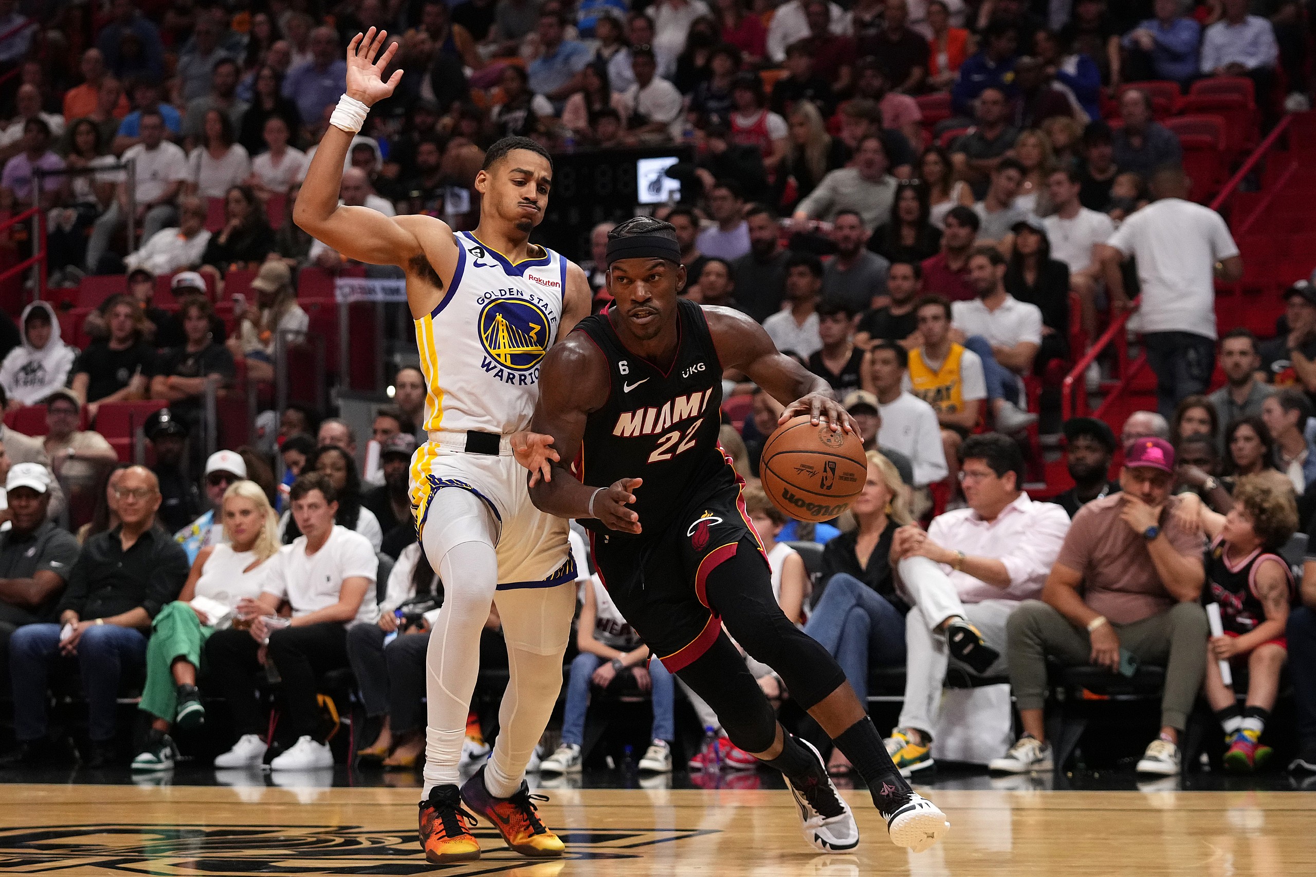 NBA: Golden State Warriors at Miami Heat