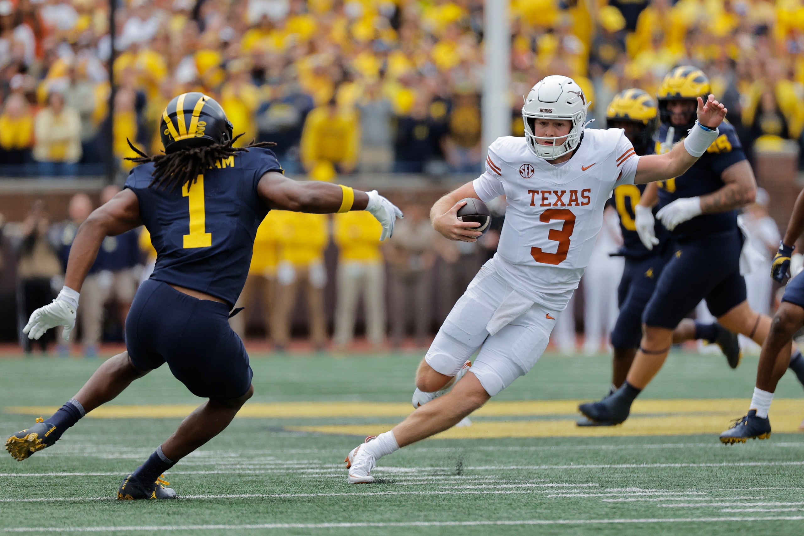 NCAA Football: Texas at Michigan