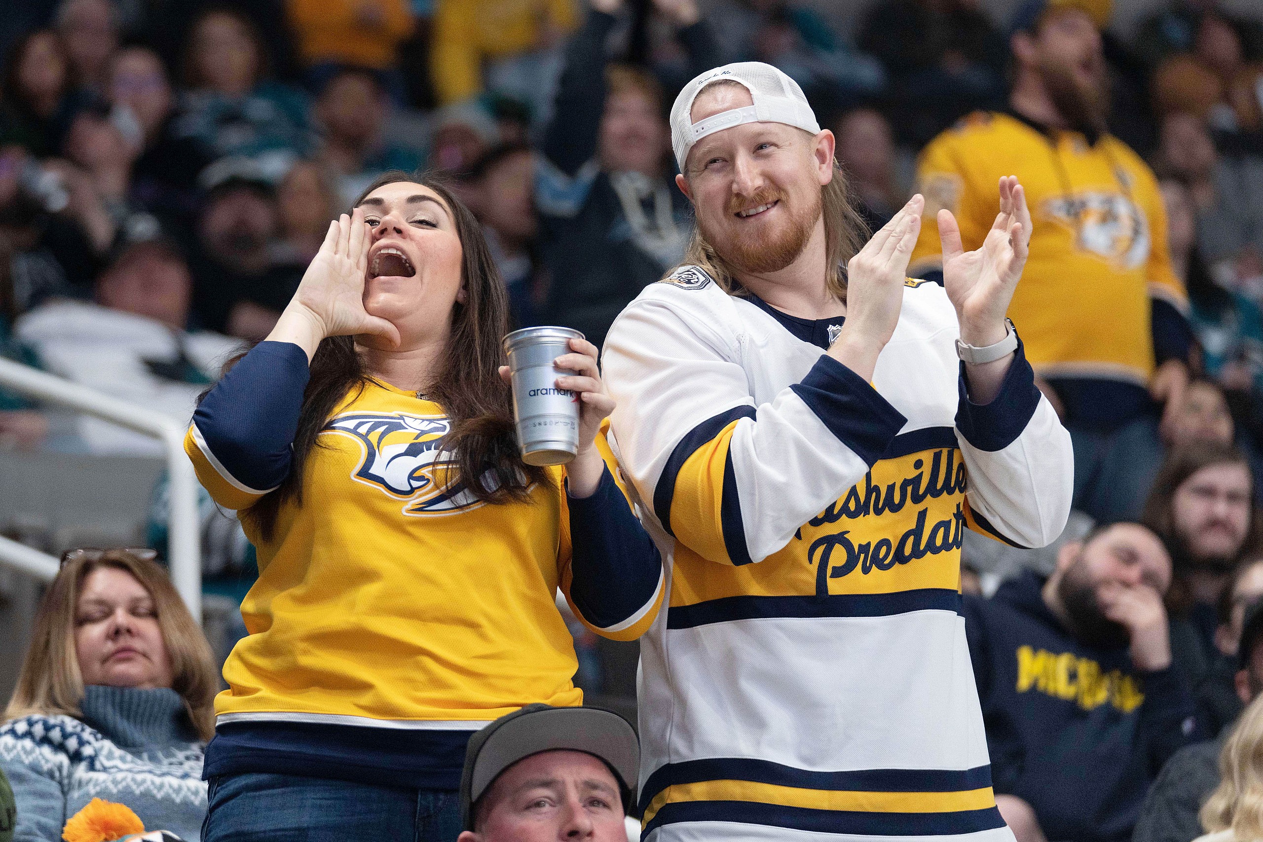 NHL: Nashville Predators at San Jose Sharks