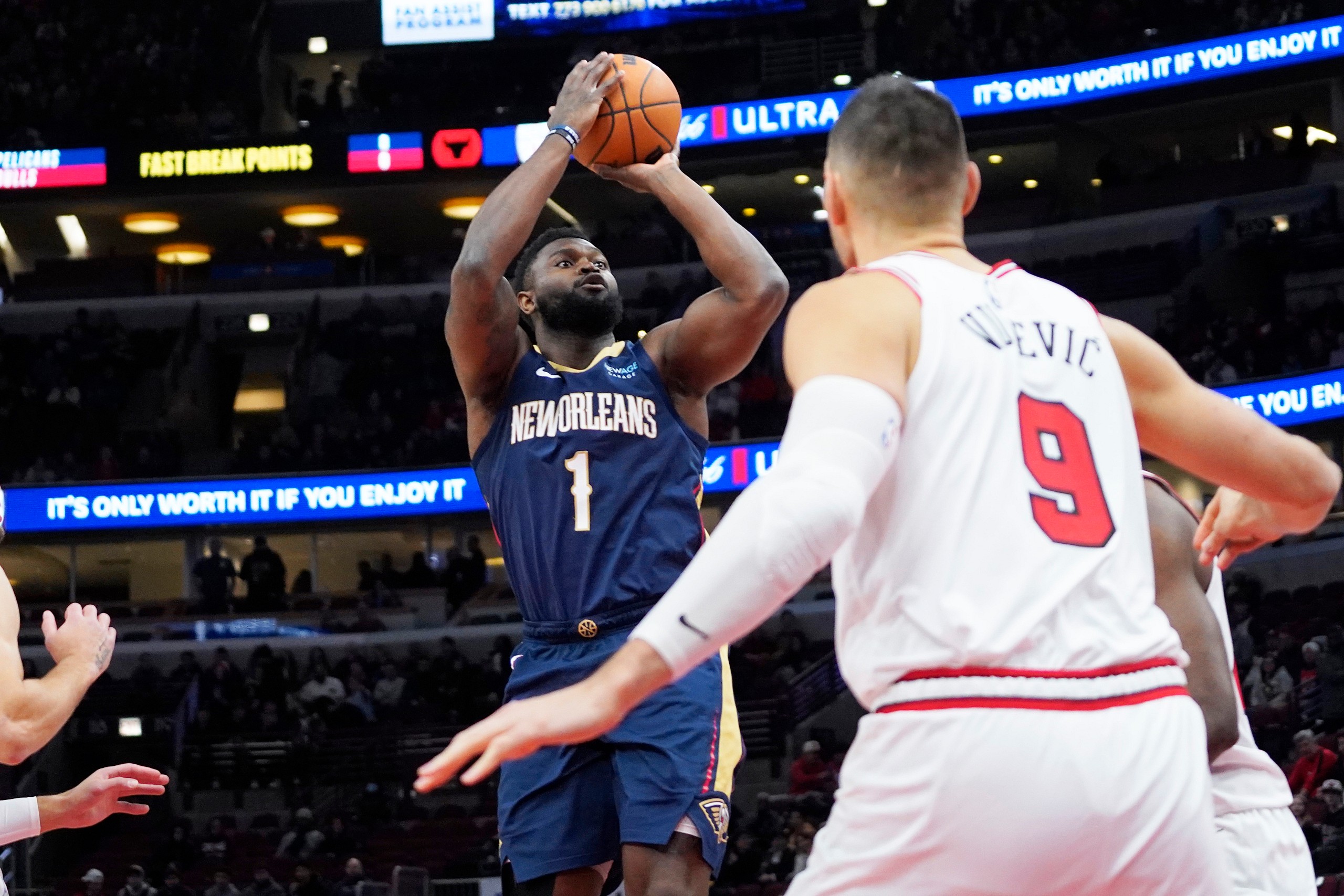 NBA: New Orleans Pelicans at Chicago Bulls
