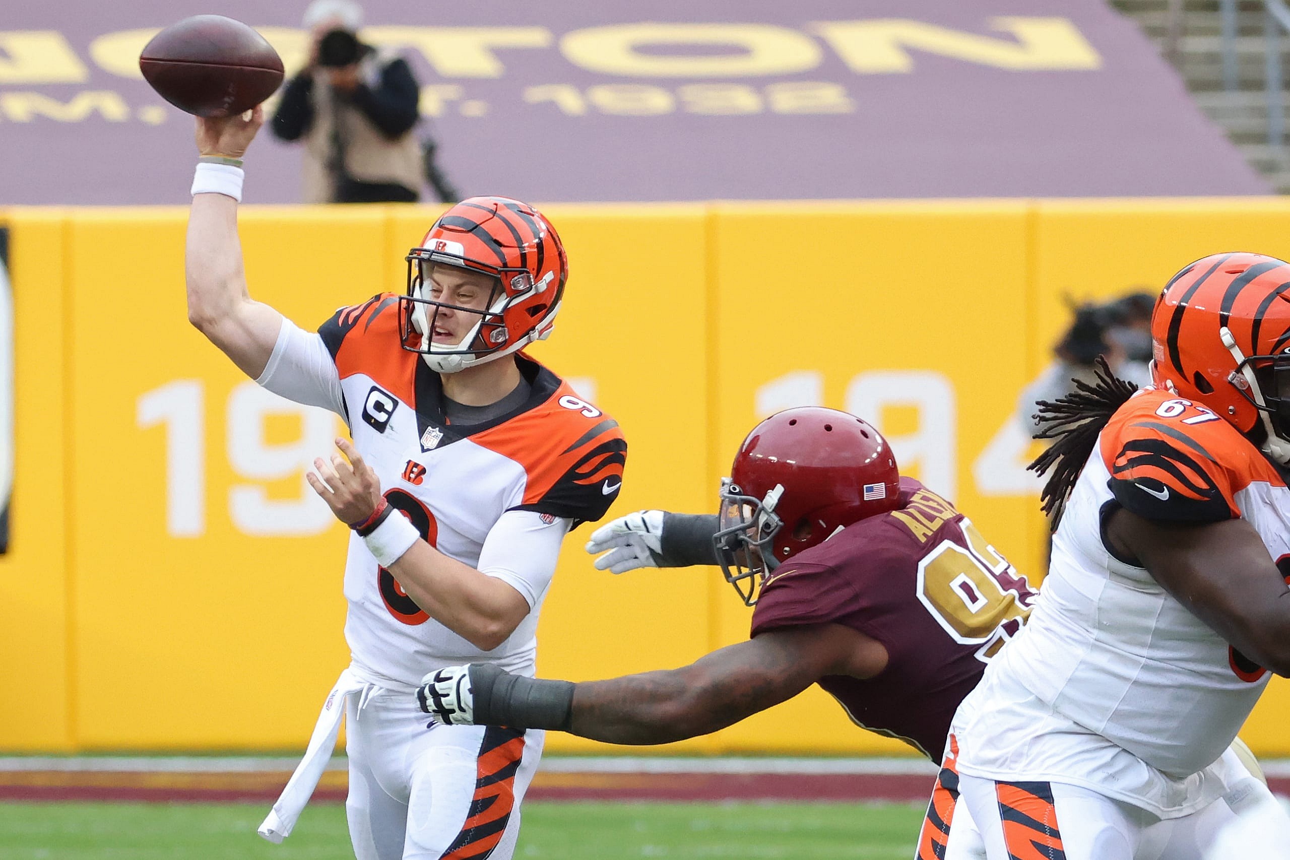 NFL: Cincinnati Bengals at Washington Football Team