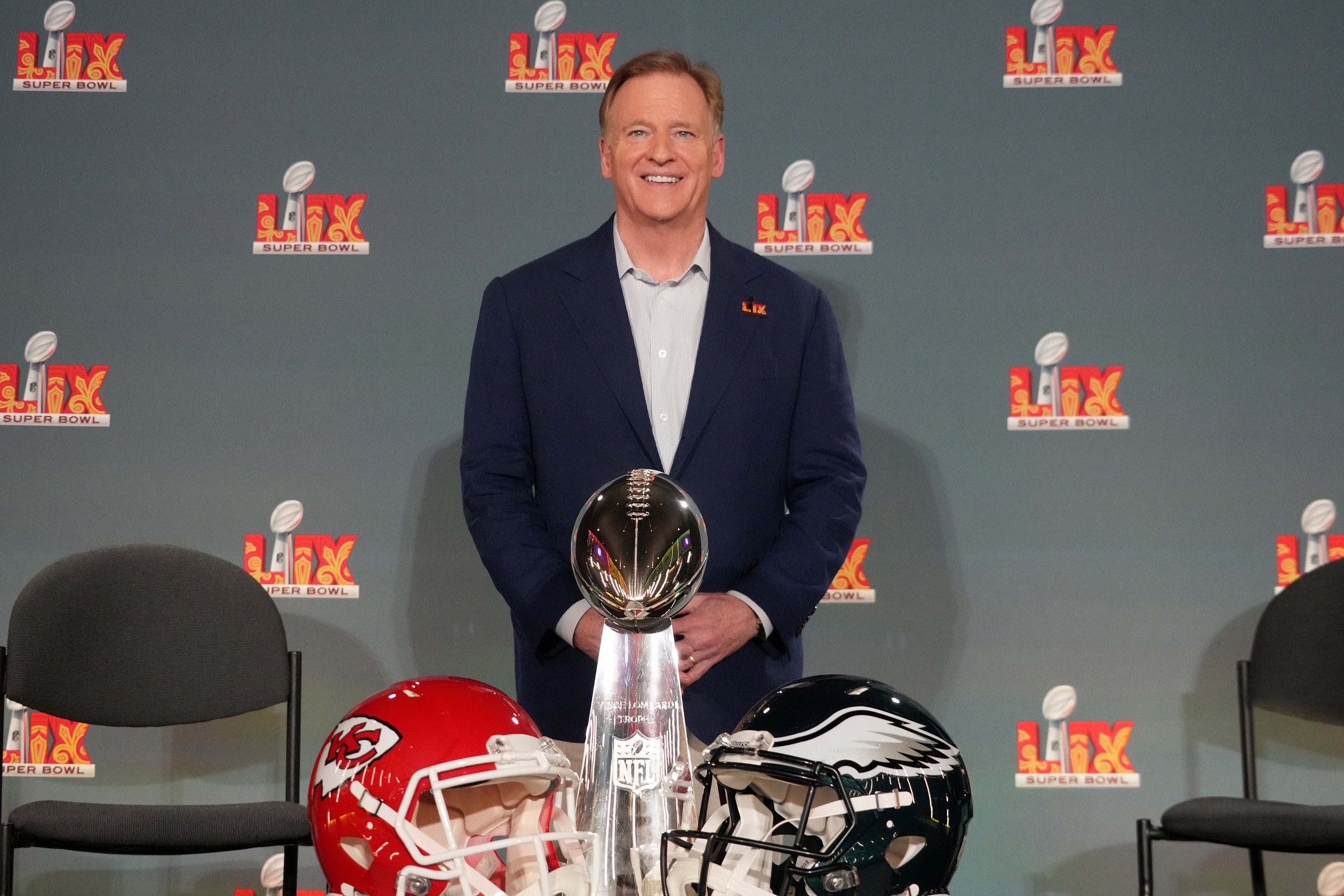 NFL: Super Bowl LIX-Commissioner Roger Goodell Press Conference