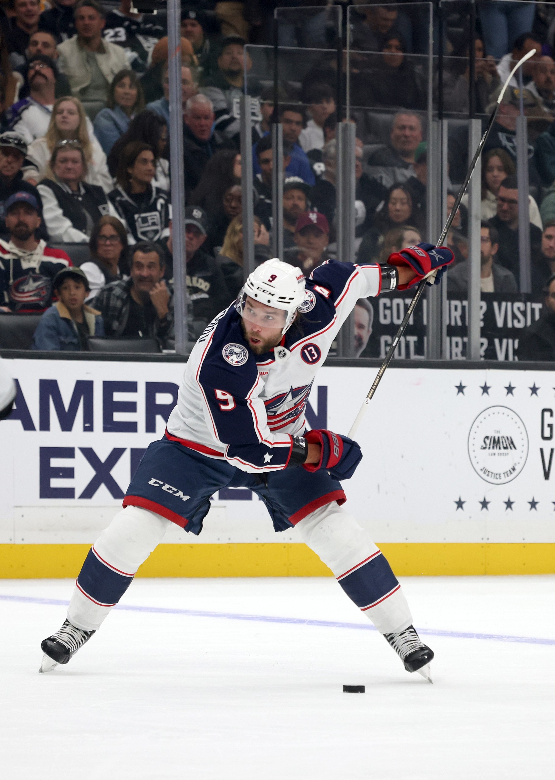 NHL: Columbus Blue Jackets at Los Angeles Kings