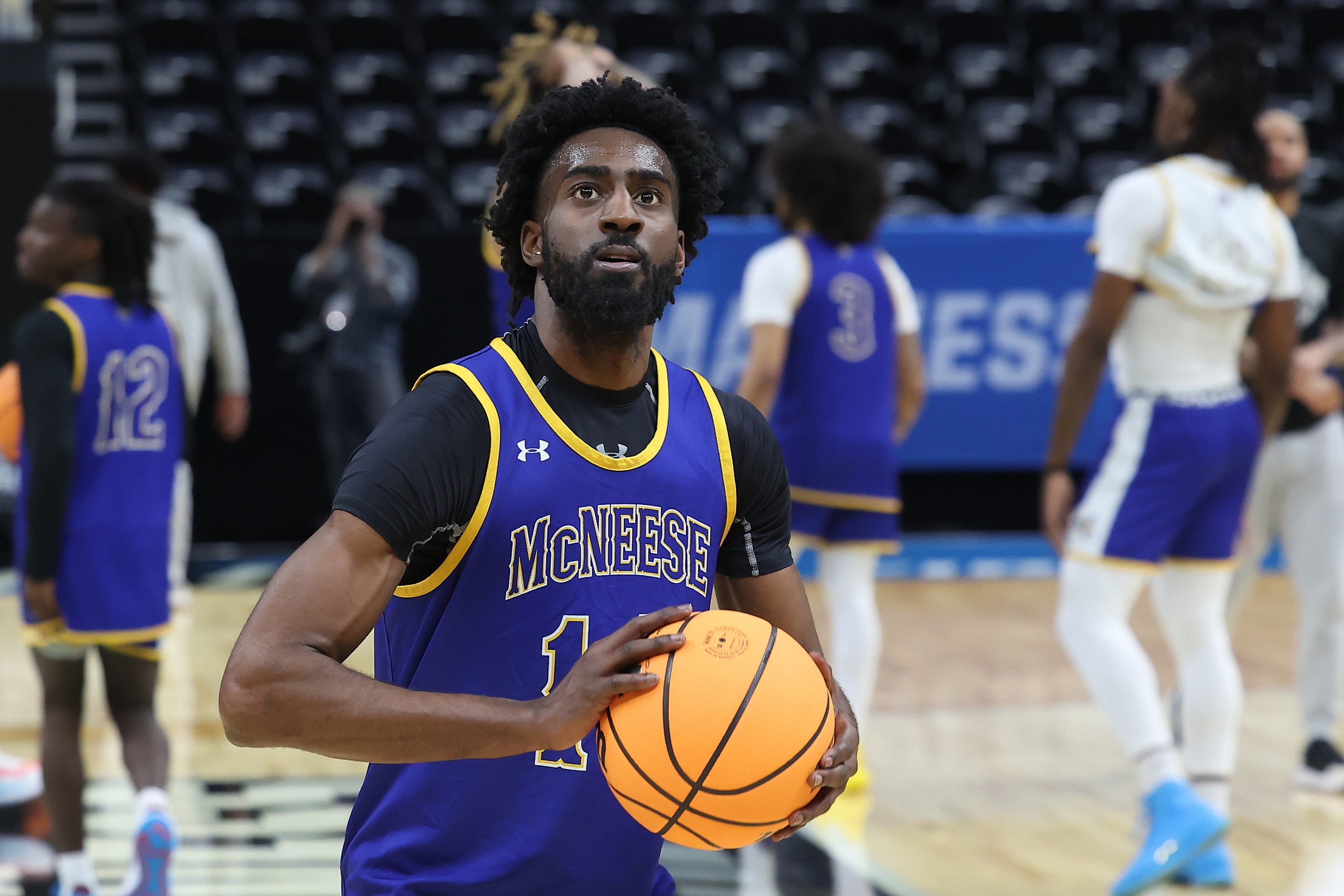 NCAA Basketball: NCAA Tournament First Round-Salt Lake City Practice