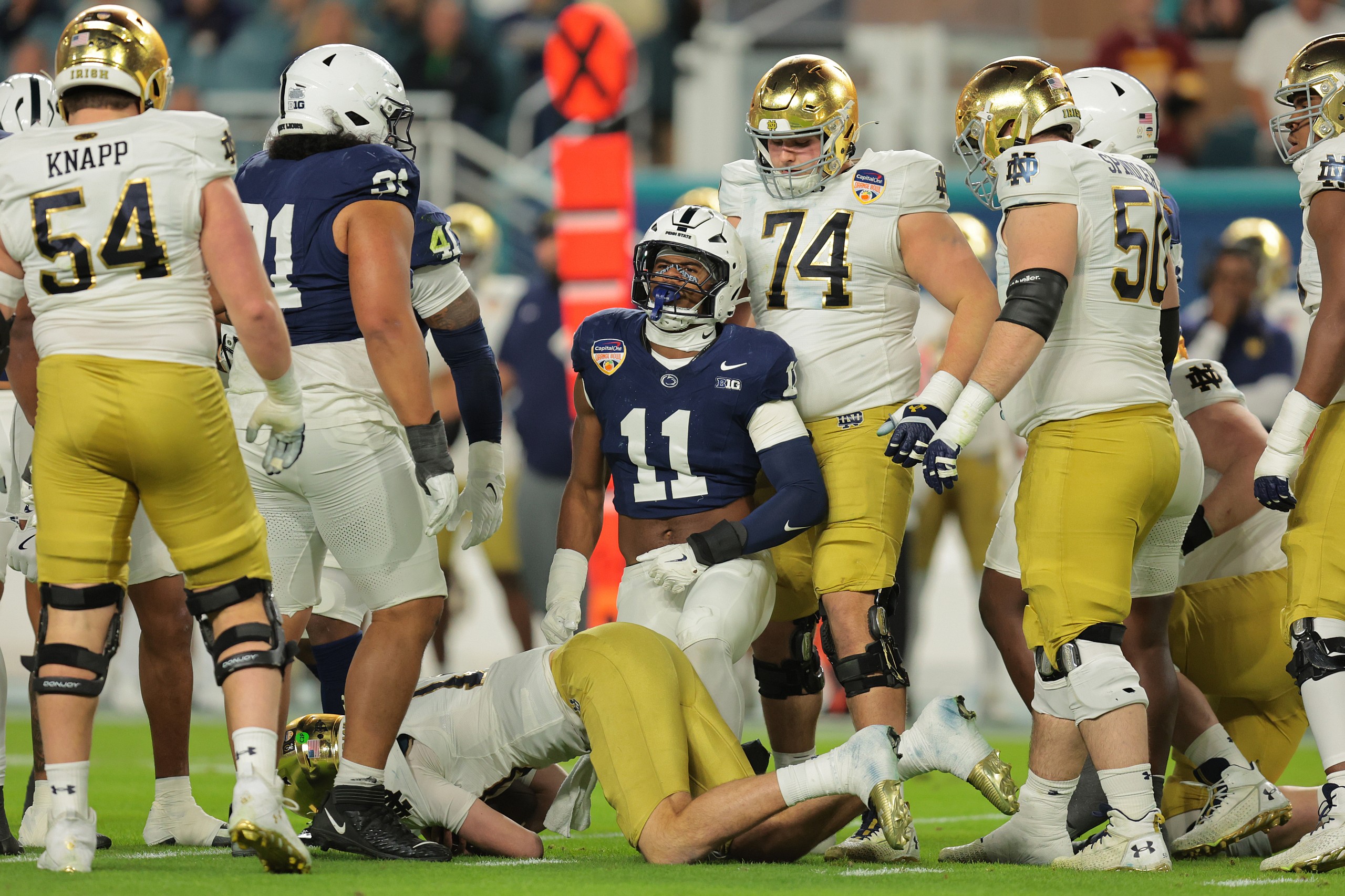 NCAA Football: Orange Bowl-Notre Dame at Penn State
