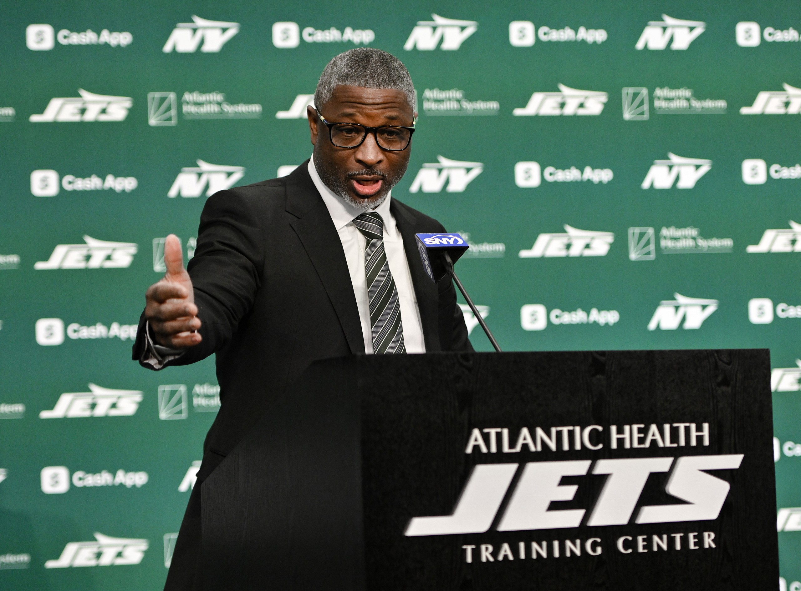 NFL: New York Jets-Head Coach Aaron Glenn Introductory Press Conference