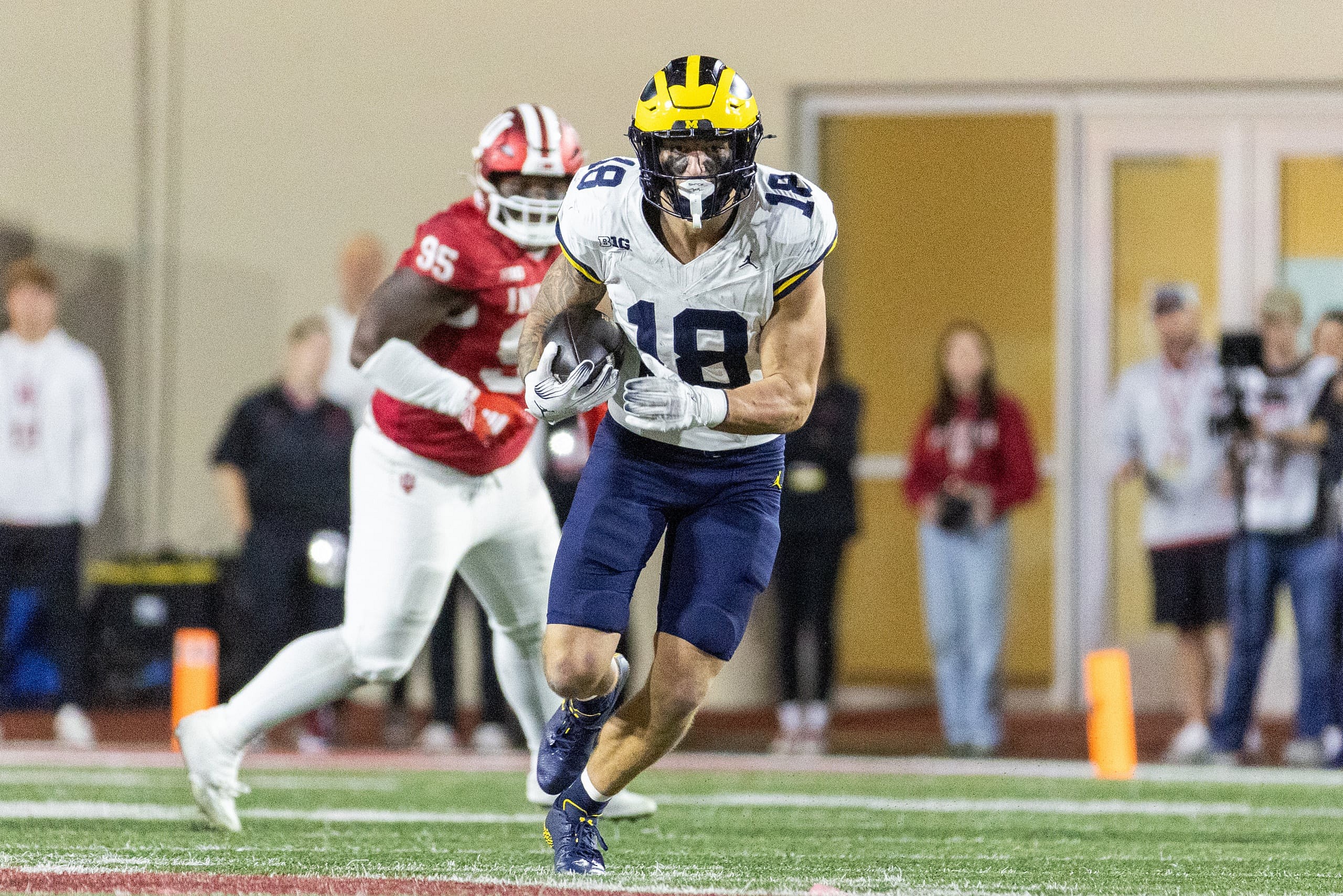 NCAA Football: Michigan at Indiana