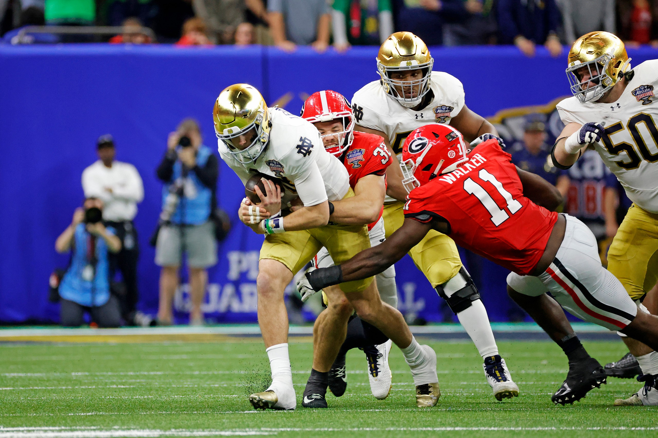 NCAA Football: Sugar Bowl-Notre Dame at Georgia