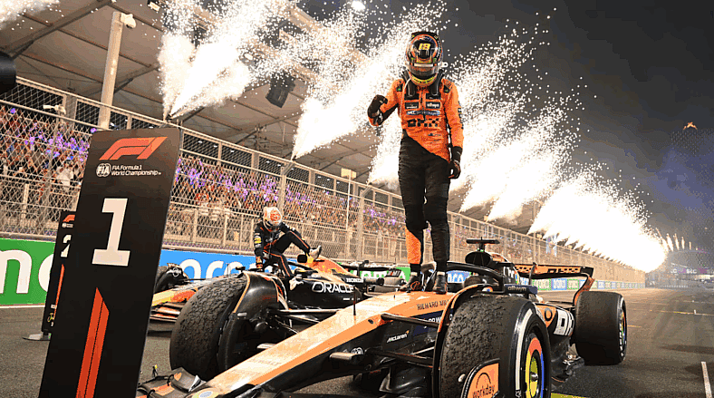 Oscar Piastri Saudi Arabian GP 2025 McLaren