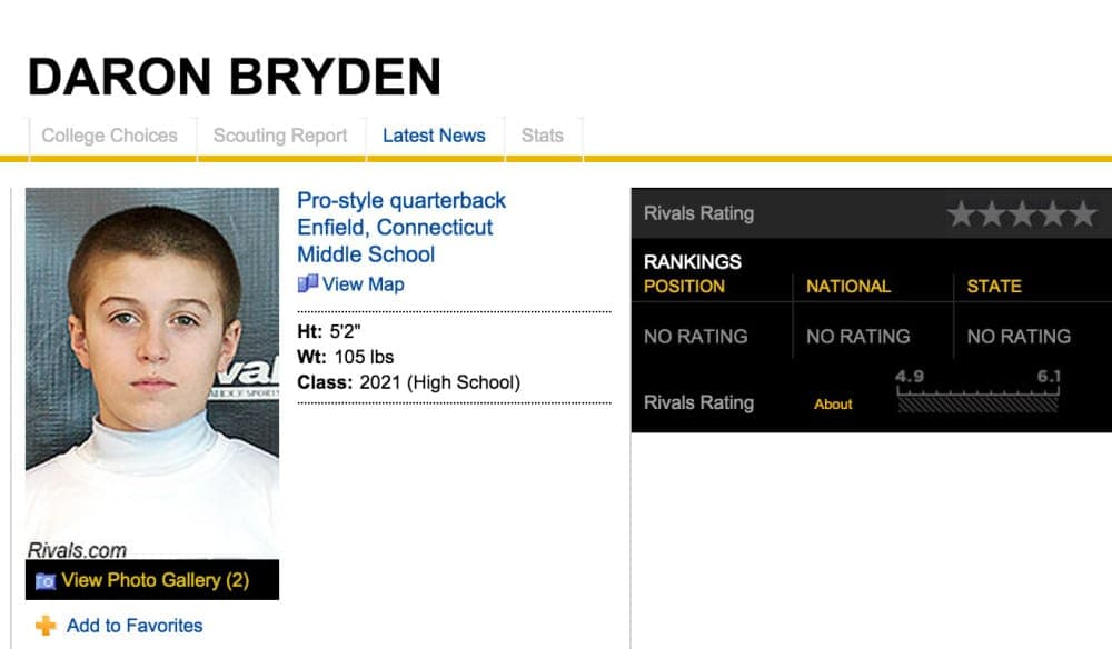 Courtesy of Yahoo!