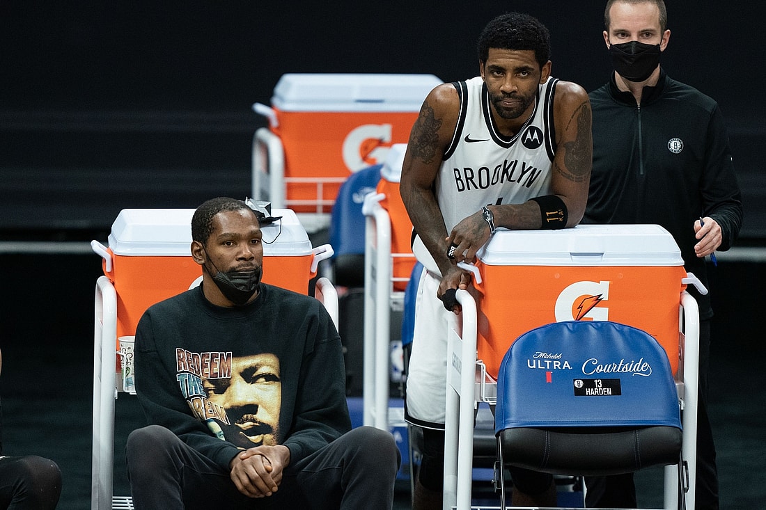 Kyrie Irving claims racism in Boston.