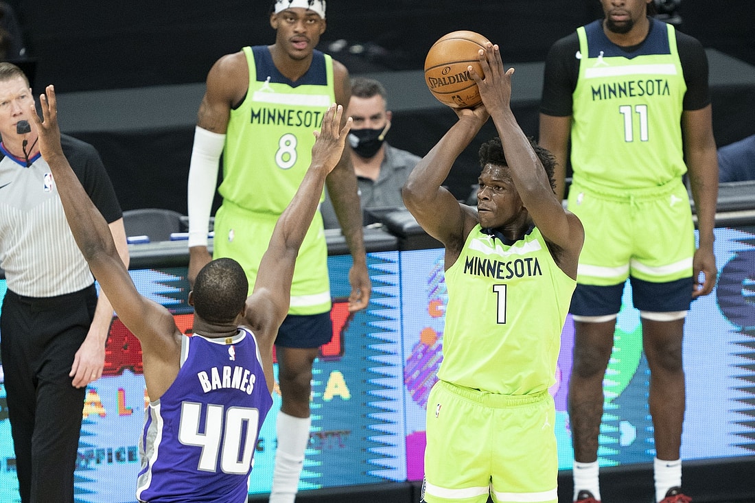 Minnesota Timberwolves guard Anthony Edwards