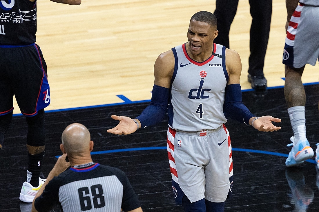 Washington Wizards guard Russell Westbrook