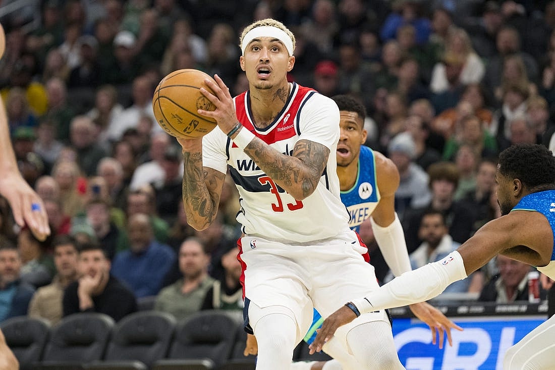 Washington Wizards forward Kyle Kuzma
