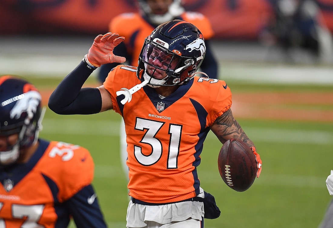 Justin Simmons from the Denver Broncos to the Green Bay Packers for Aaron Rodgers?