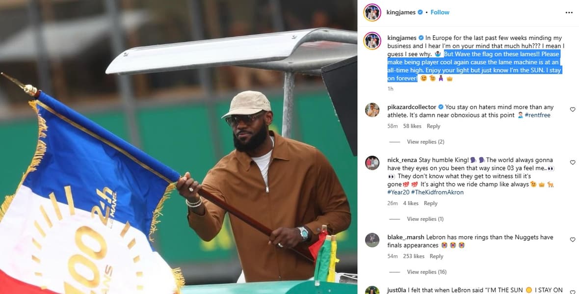LeBron James responds to Michael Malone