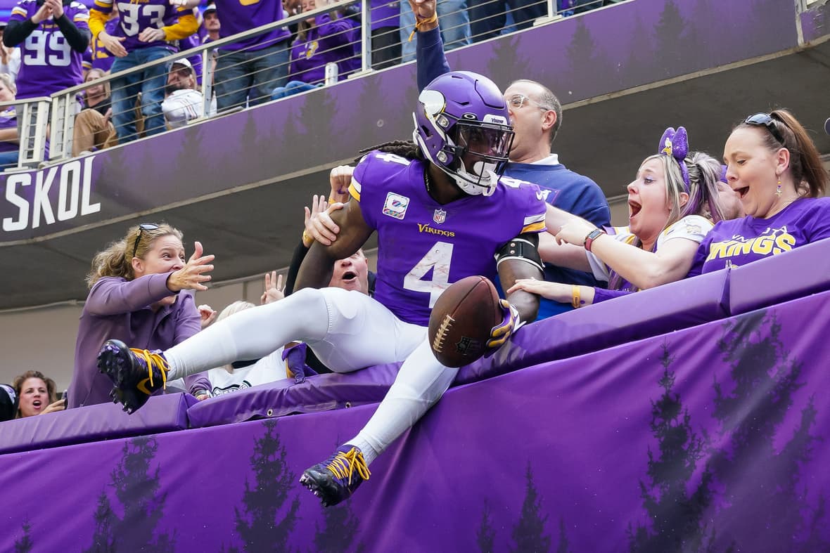 Minnesota Vikings running back Dalvin Cook