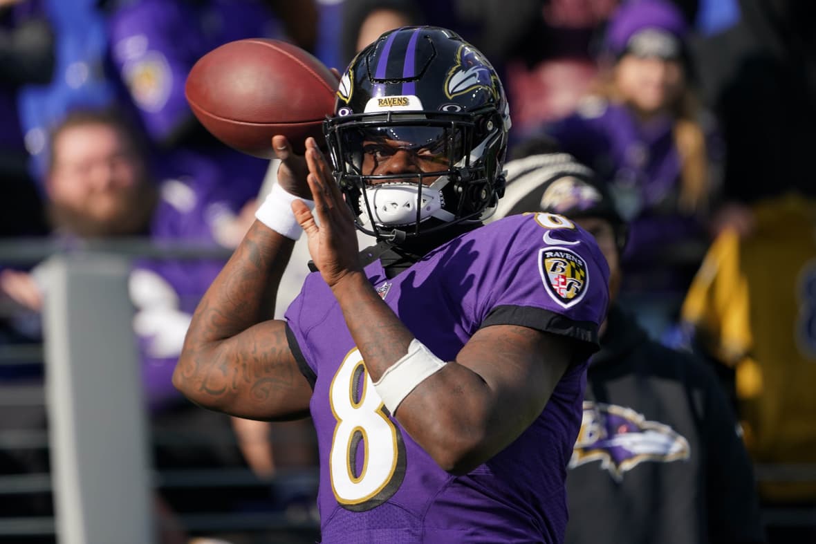 Baltimore Ravens quarterback Lamar Jackson
