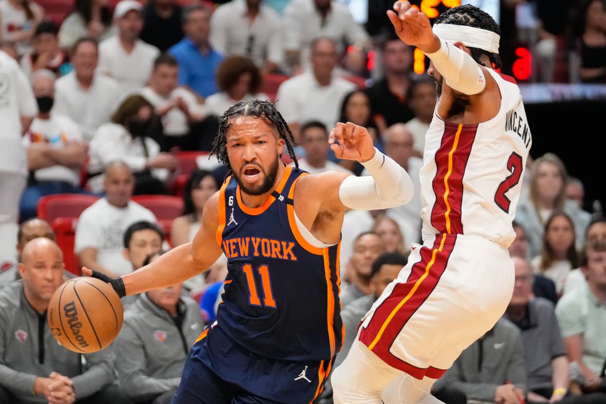 NBA: Playoffs-New York Knicks at Miami Heat