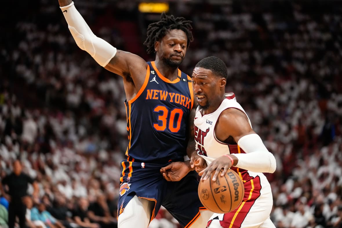 NBA: Playoffs-New York Knicks at Miami Heat