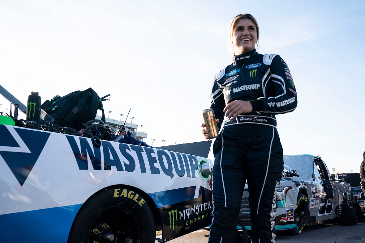 Hailie Deegan and NASCAR