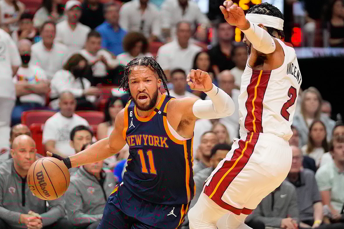 NBA: Playoffs-New York Knicks at Miami Heat