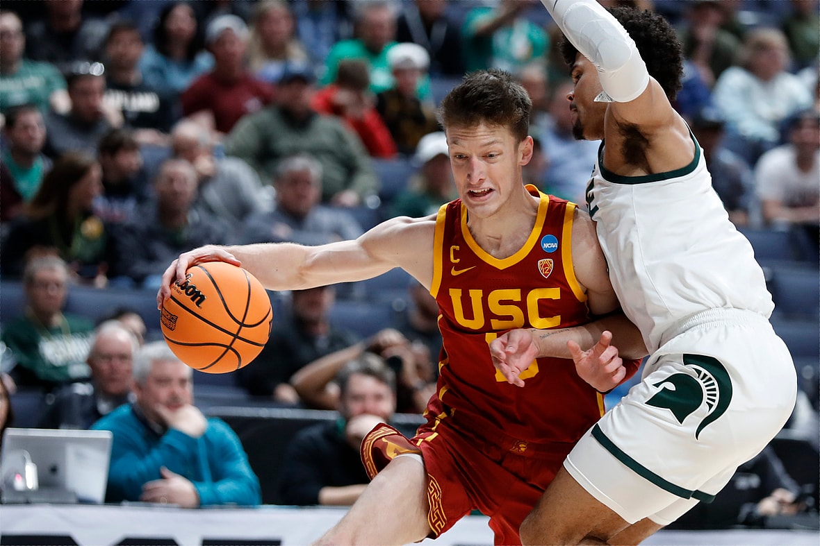 NCAA Basketball: NCAA Tournament First Round-Southern California vs Michigan State