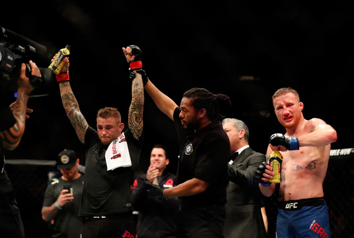 dustin poirier vs justin gaethje