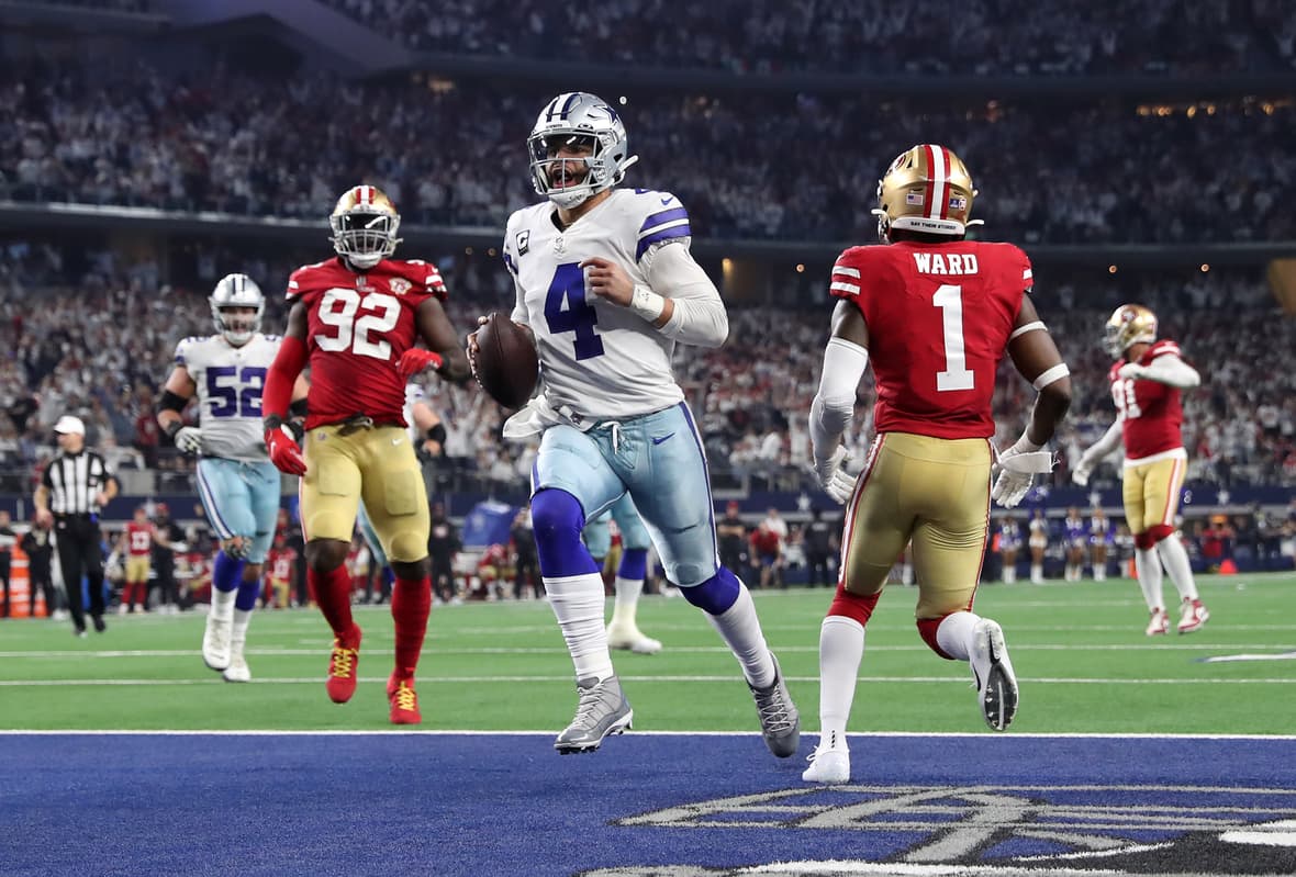 dallas cowboys, san francisco 49ers