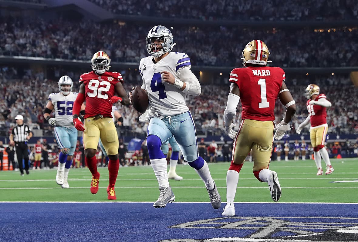 dallas cowboys, san francisco 49ers