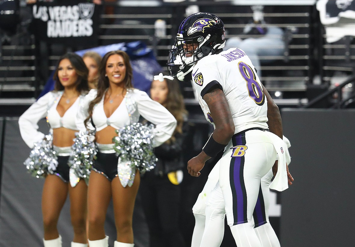 lamar jackson, las vegas raiders