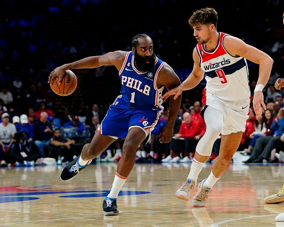 NBA: Washington Wizards at Philadelphia 76ers and James Harden
