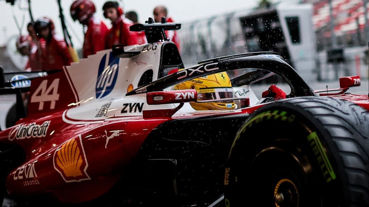 Formula 1 F1 Lewis Hamilton Ferrari Barcelona testing