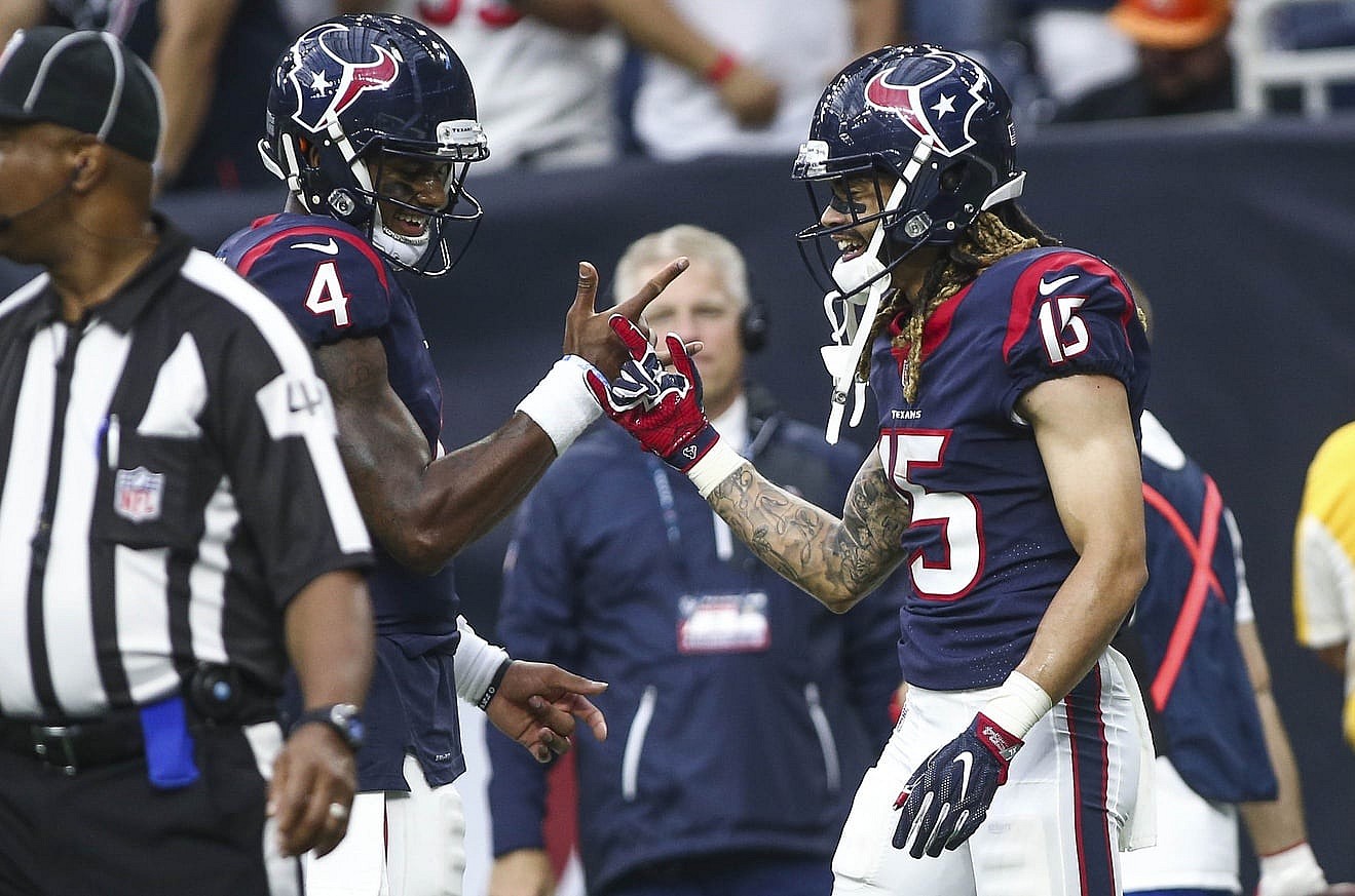 Houston Texans quarterback Deshaun Watson and receiver Will Fuller