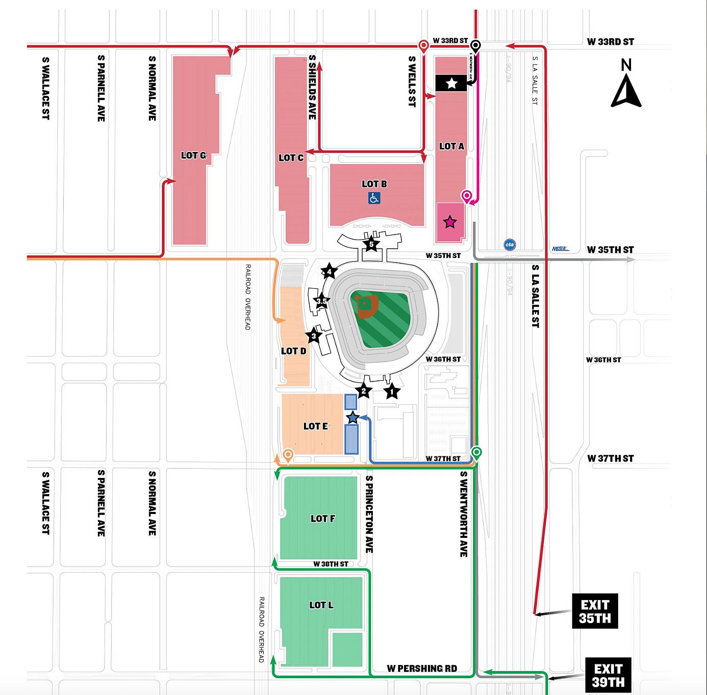 white sox parking