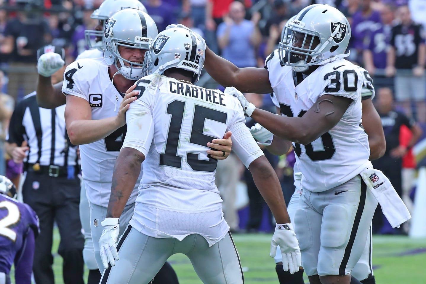 Derek Carr, Michael Crabtree