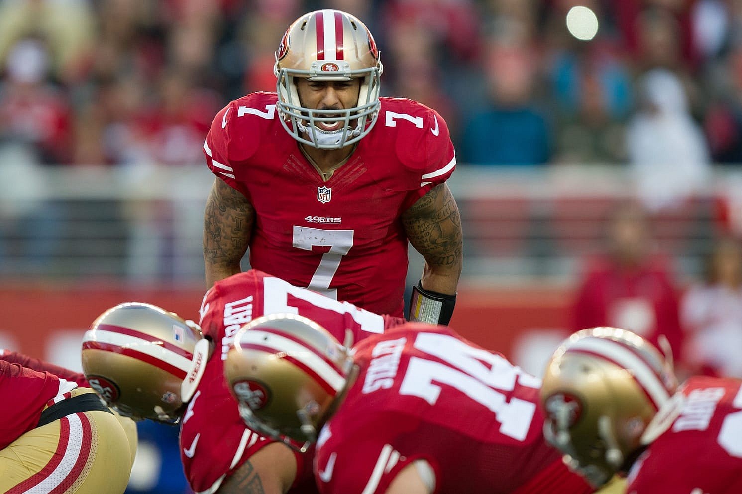 Courtesy of USA Today: With the departures on defense, the pressure is now on Colin Kaepernick.