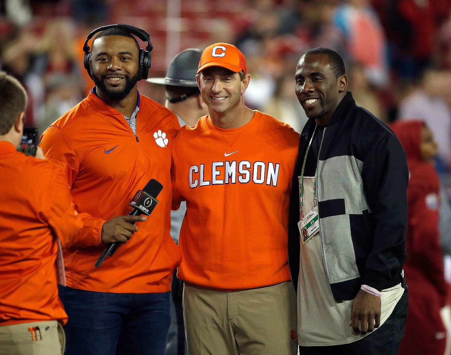 C.J. Spiller Dabo Swinney and Tajh Boyd