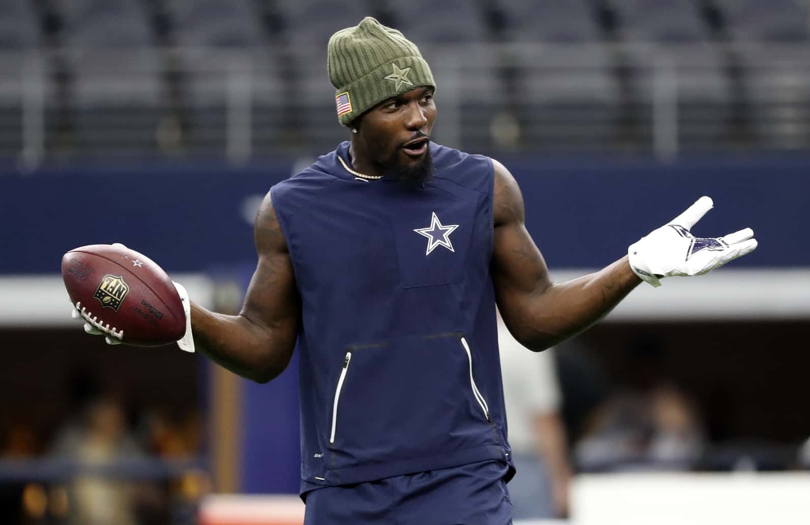 Cowboys WR Dez Bryant during game against the Chiefs