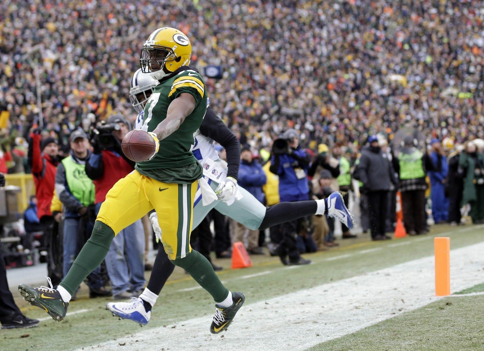 Courtesy of USA Today: Adams is the breakout start of the playoffs for Green Bay. 