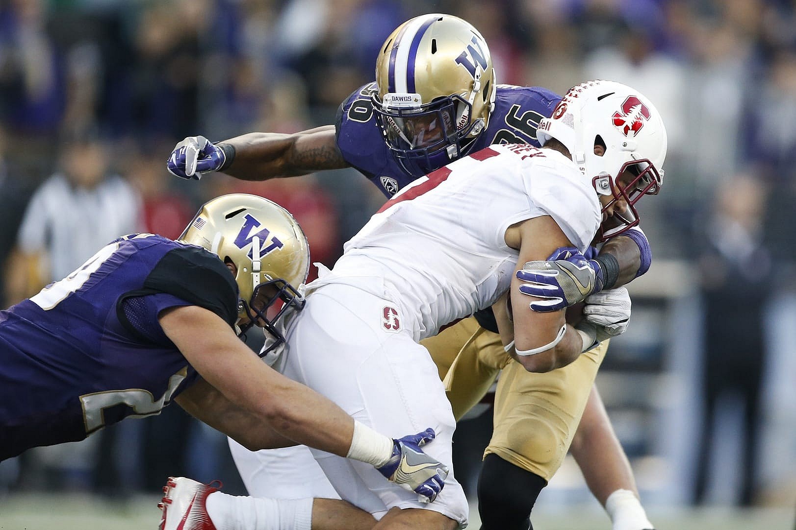 Christian McCaffrey, Washington defense