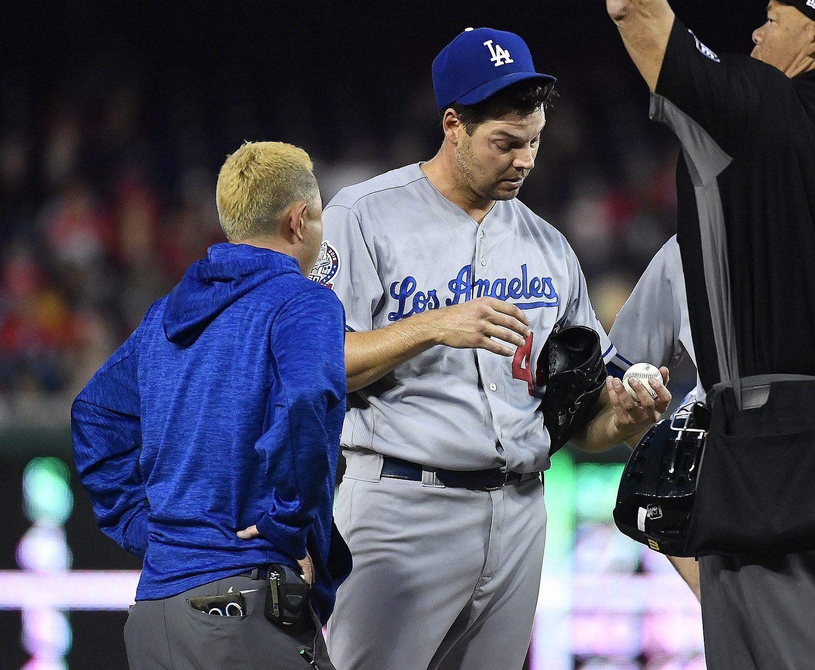 Dodgers pitcher Rich Hill