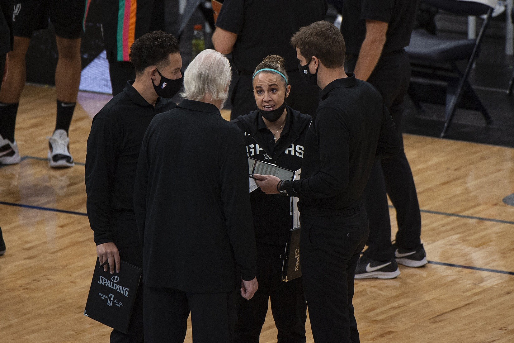 Spurs' Becky Hammon makes sports history
