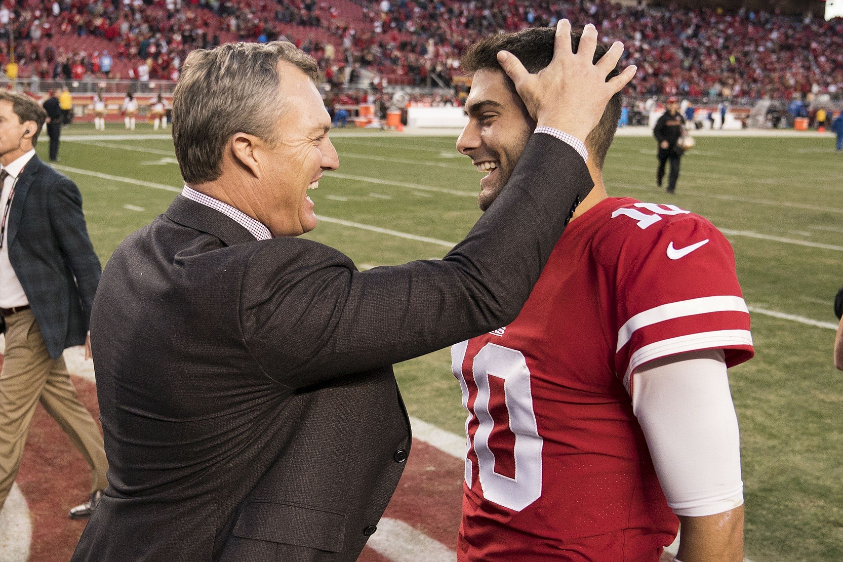 49ers GM John Lynch will pick QB 3rd in 2021 NFL Draft, hear Jimmy Garoppolo trade offers